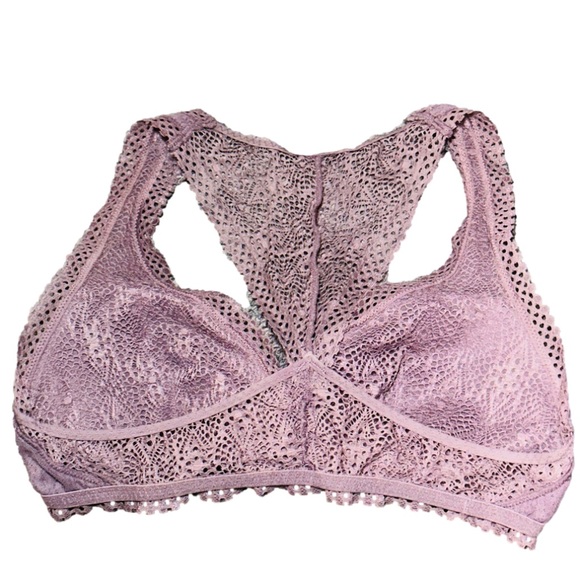 Victoria's Secret PURPLE Lace Lined Racerback Bralette Bra - size Small✨ - Picture 6 of 6